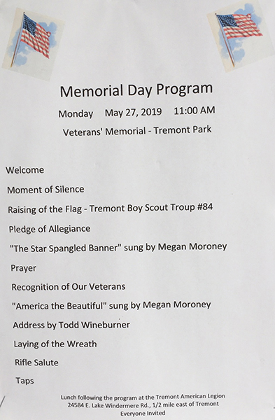 Memorial Day Program
